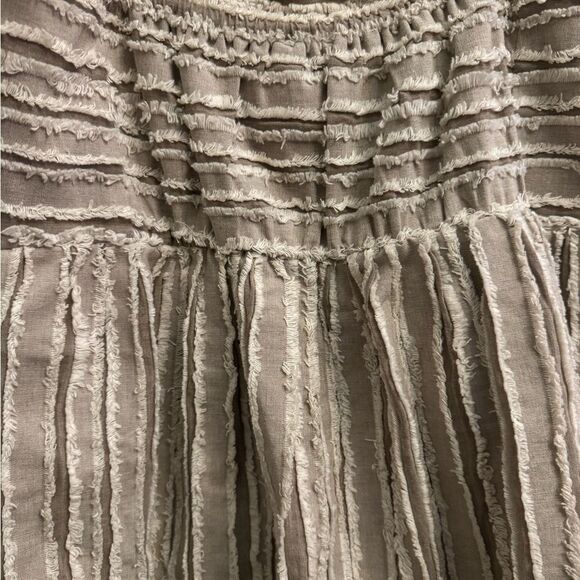 Maeve Anthropologie Size Medium Soeil Babydoll Ribbon Sleeve Cotton Tank Top - Picture 5 of 11